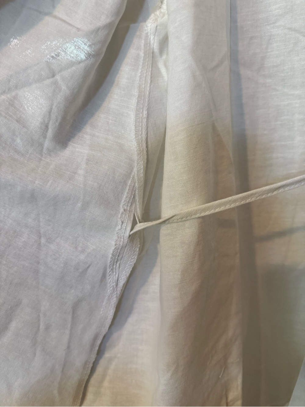 Commense Cotton & Linen Wrap Shirt - Picture 10 of 10